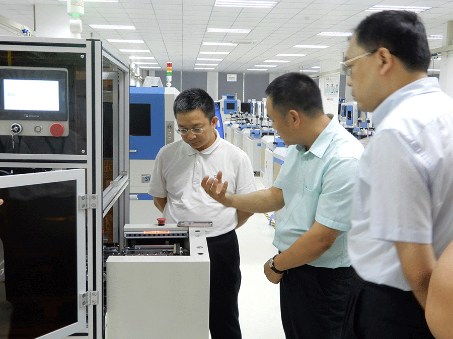 Guangdong Provincial Science and Technology Department leaders visit and investigate Samson Technology_byy688.com